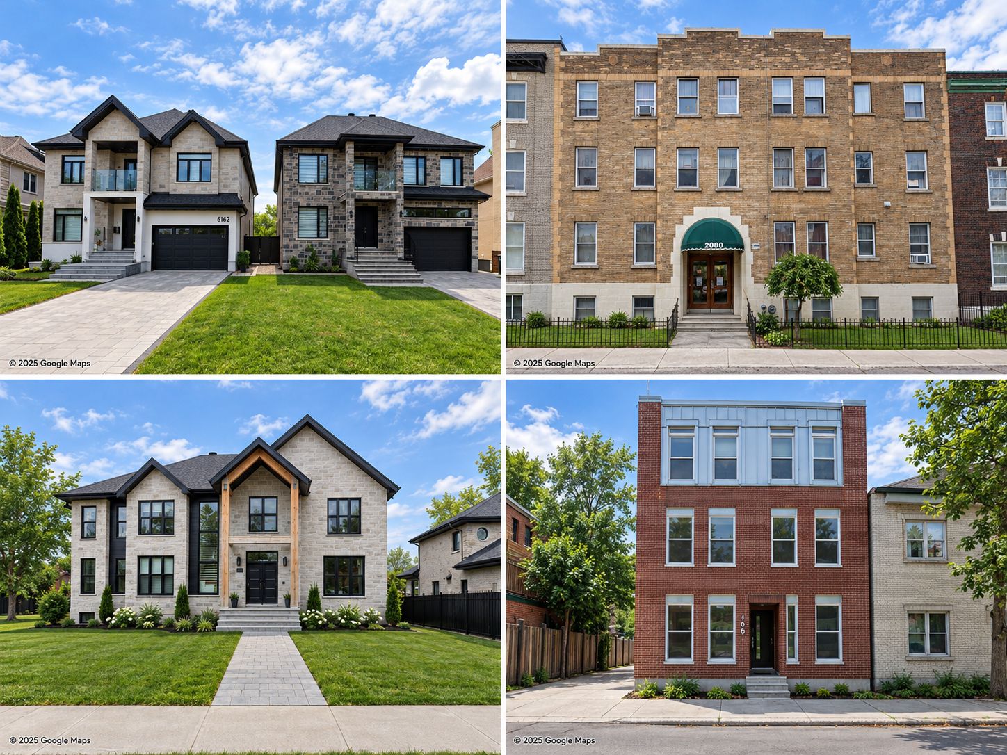 Houses and residential buildings